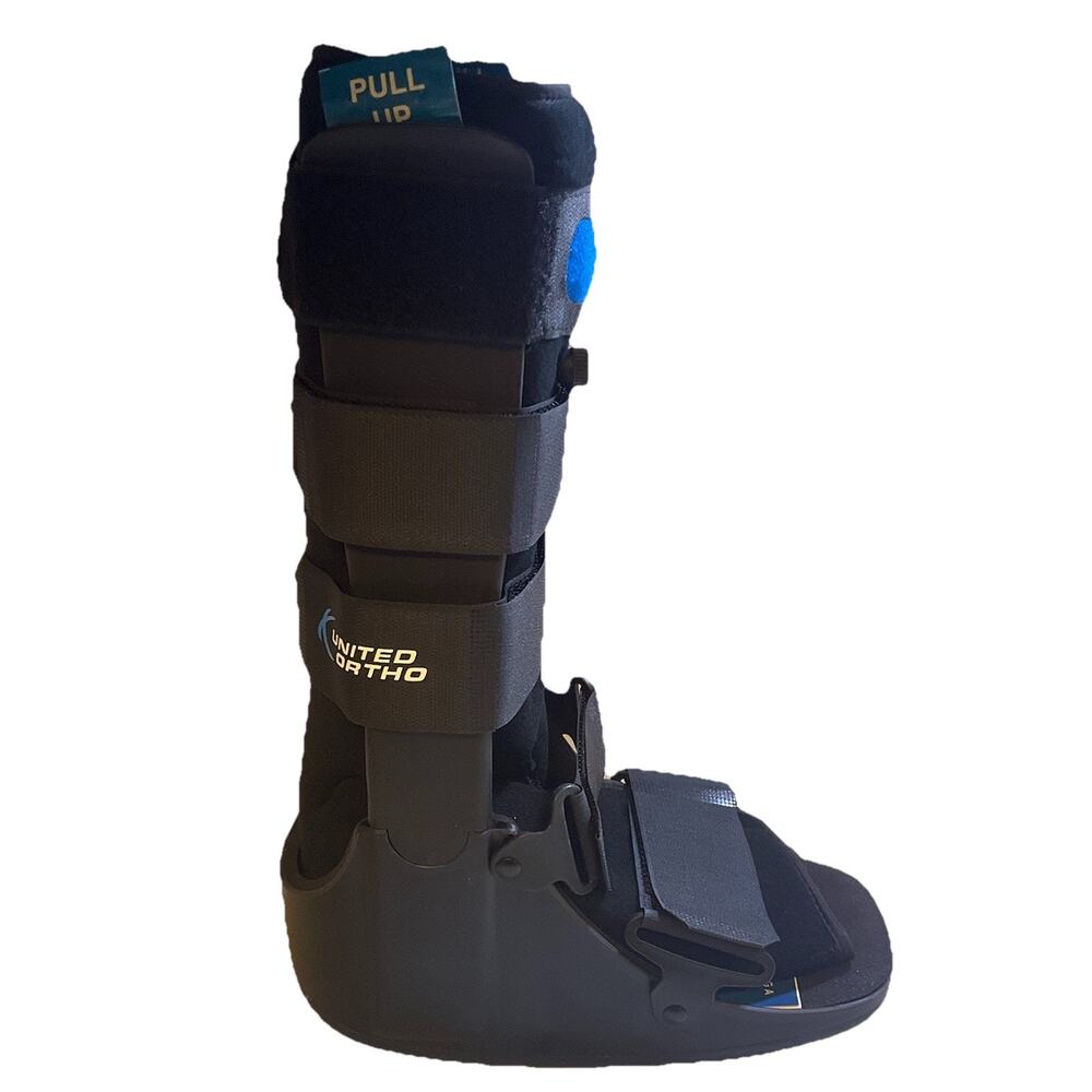 United Ortho  Air Cam Walker Fracture Boot, Sz Small, Black New